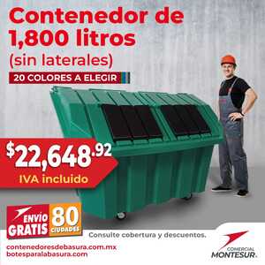 Contenedor de 2000 litros Buen Fin Noviembre 2024